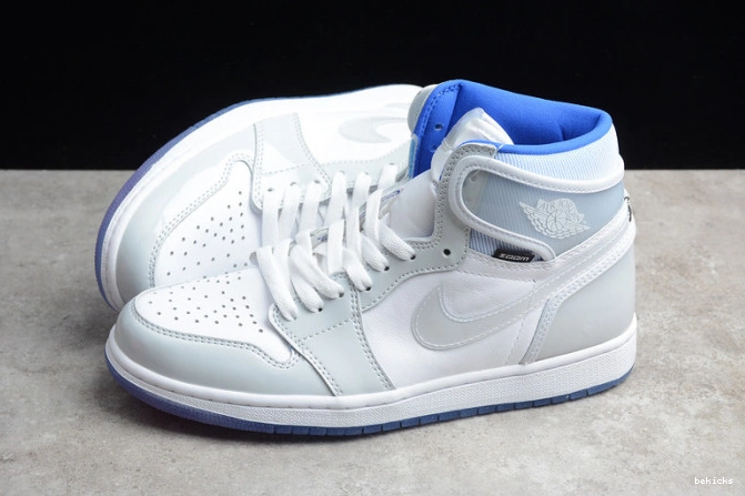 Cheap zoom air 1 jordan white racer ck6637-104 blue 0414